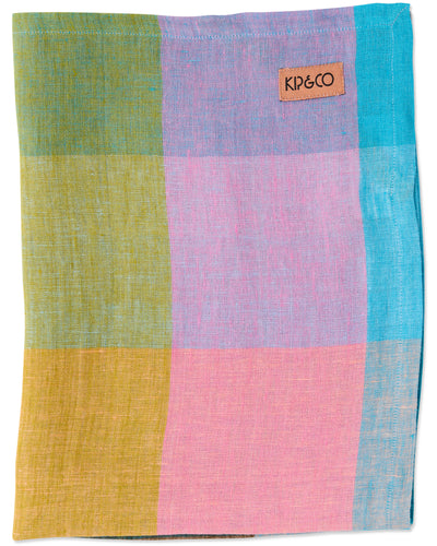 Sorbet Tartan Tea Towel