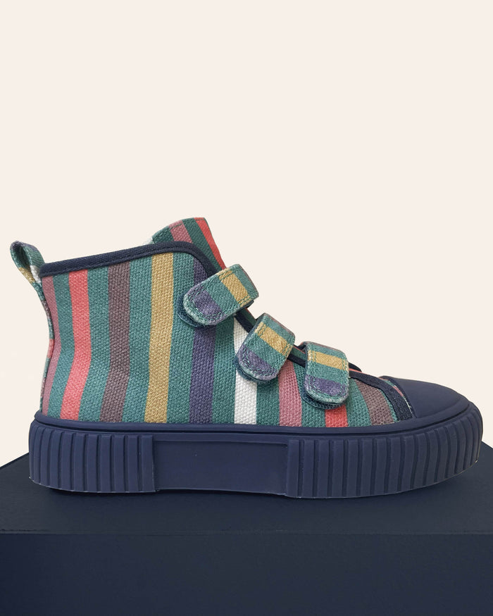 Piccolini x Kip&Co Big Stripe High Top Sneaker
