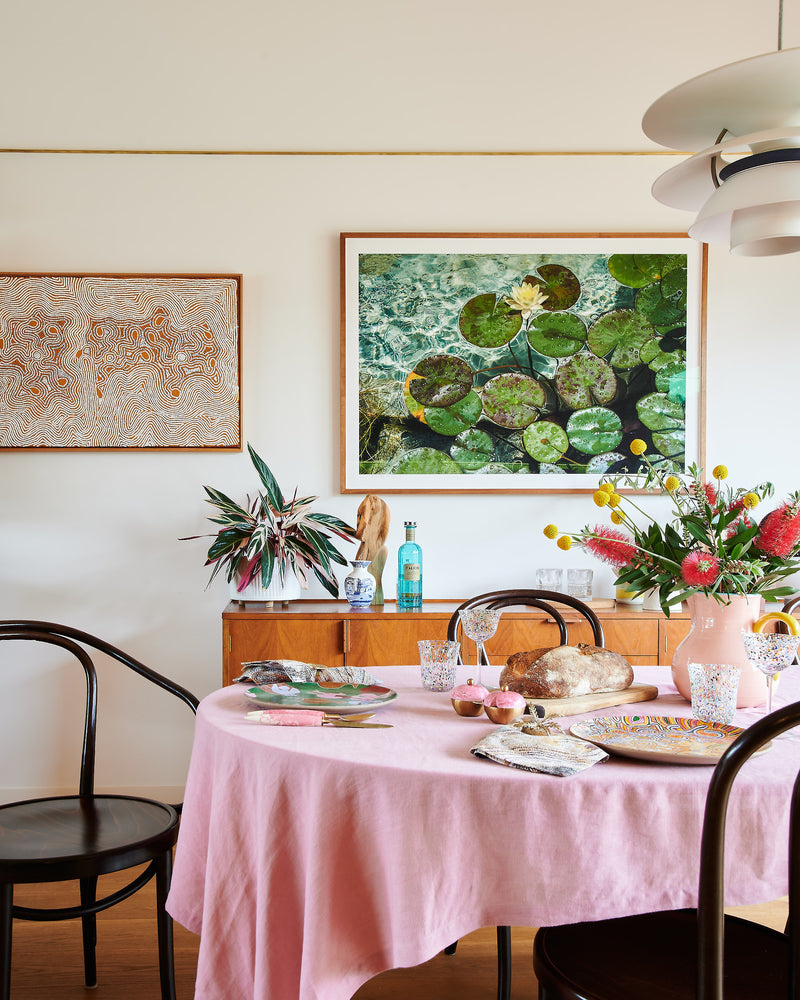 Peony Linen Tablecloth