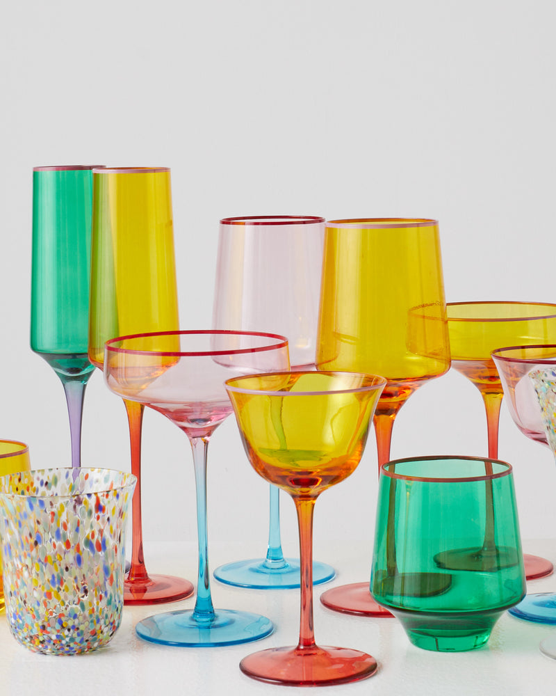 Tropical Punch Champagne Glass 2P Set