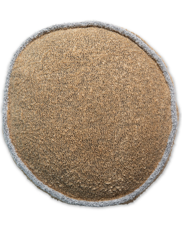 Apricot Delight Round Boucle Cushion