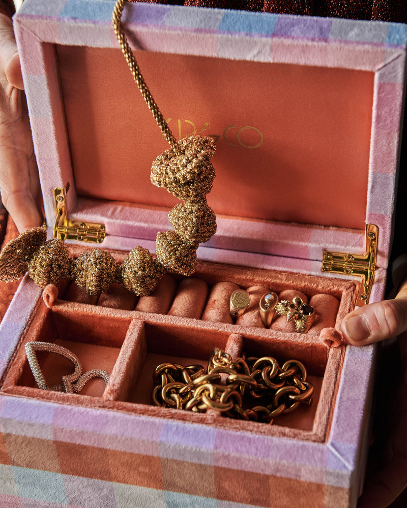 Tutti Frutti Large Velvet Jewellery Box
