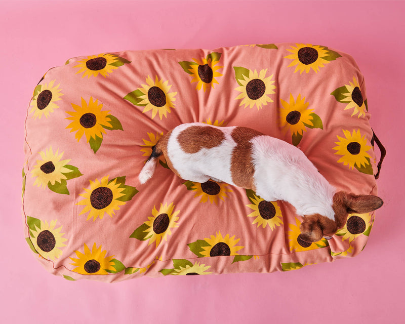 Sunflower Sunshine Dog Bed