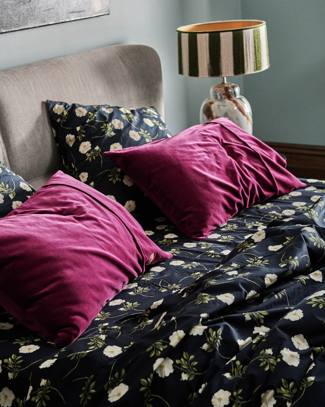 Anemone Velvet Pillowcases