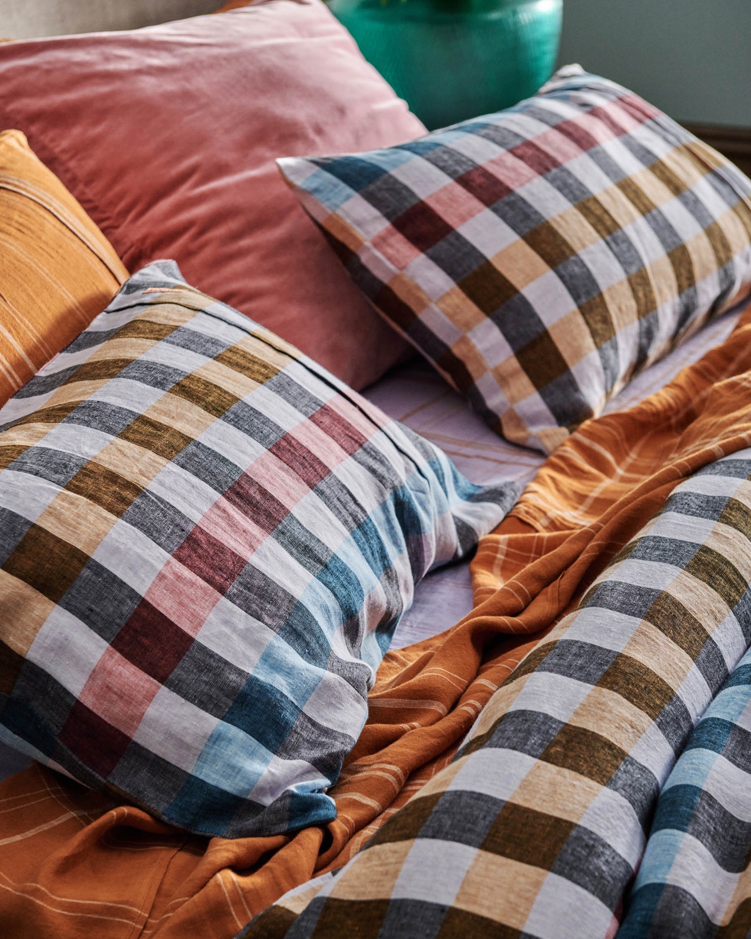 Organic French Linen Pillowcases | Oatmeal