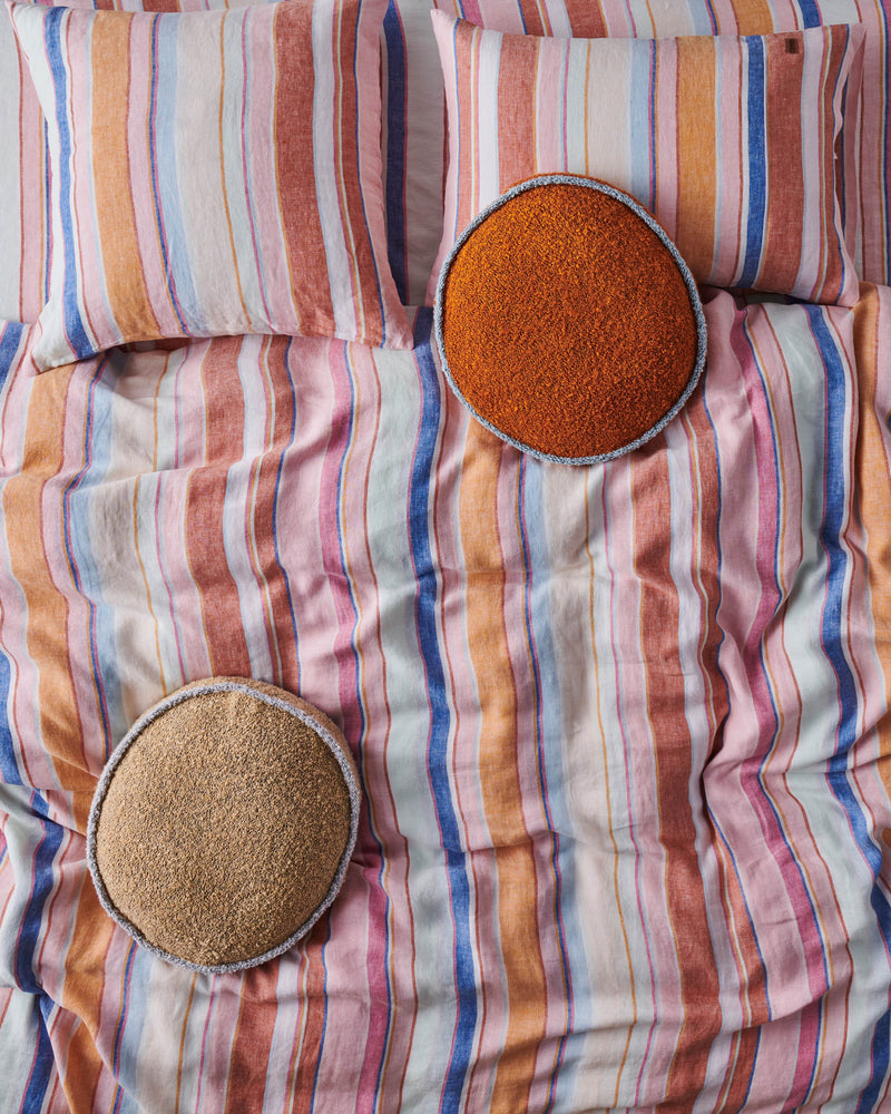 Jaipur Stripe Linen Quilt Cover