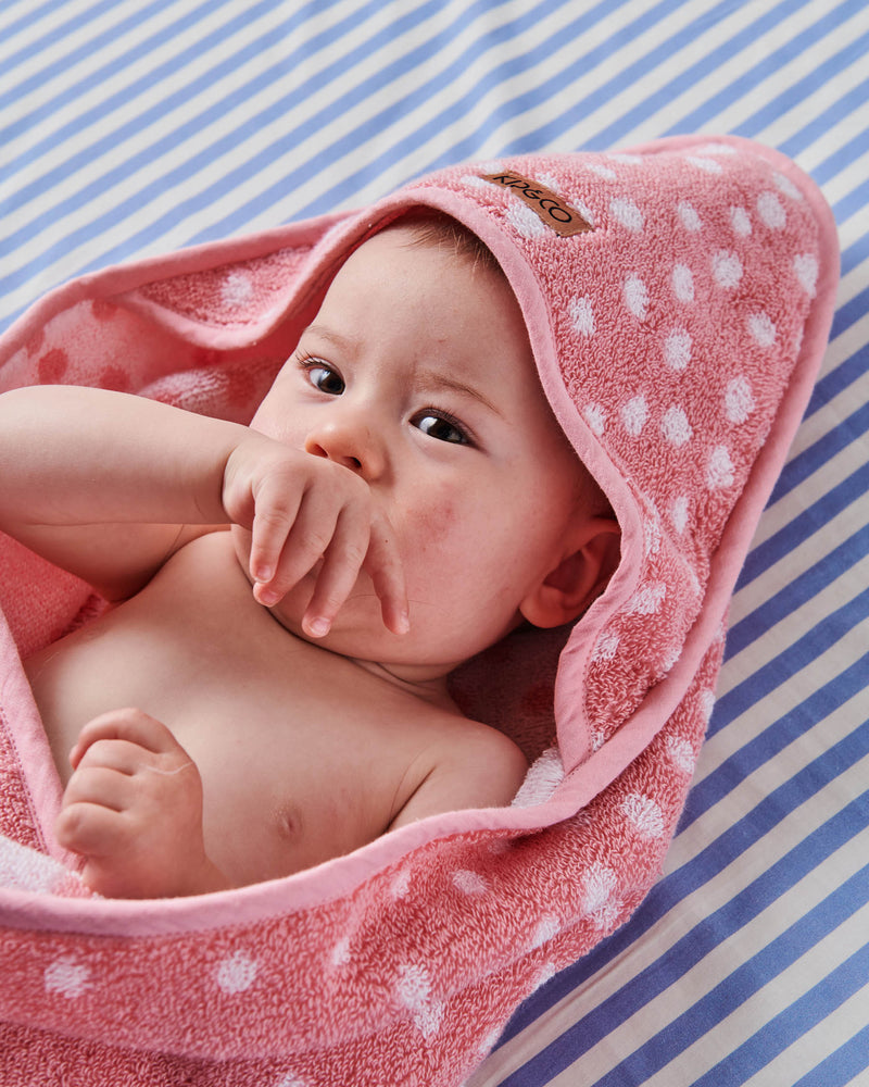 Strawberry Lamington Terry Baby Towel