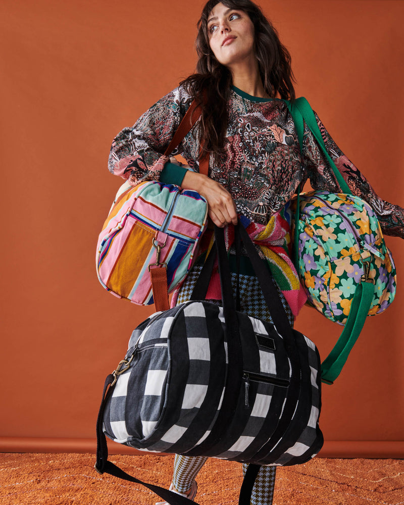 Jaipur Stripe Duffle Bag