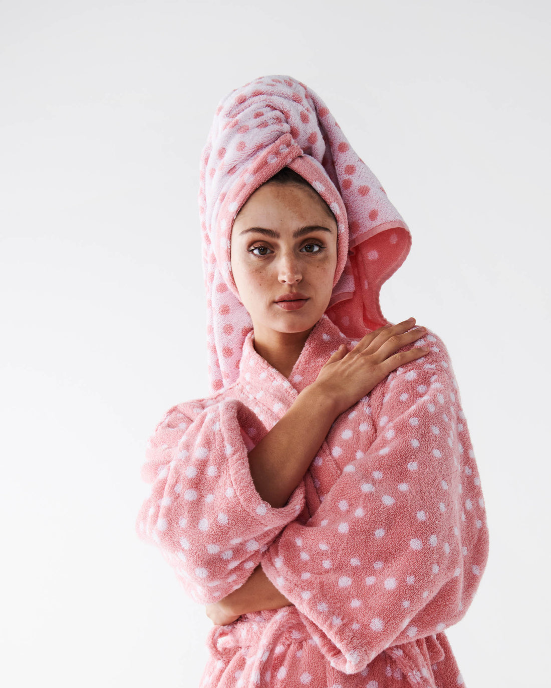 Strawberry Lamington Terry Bath Robe