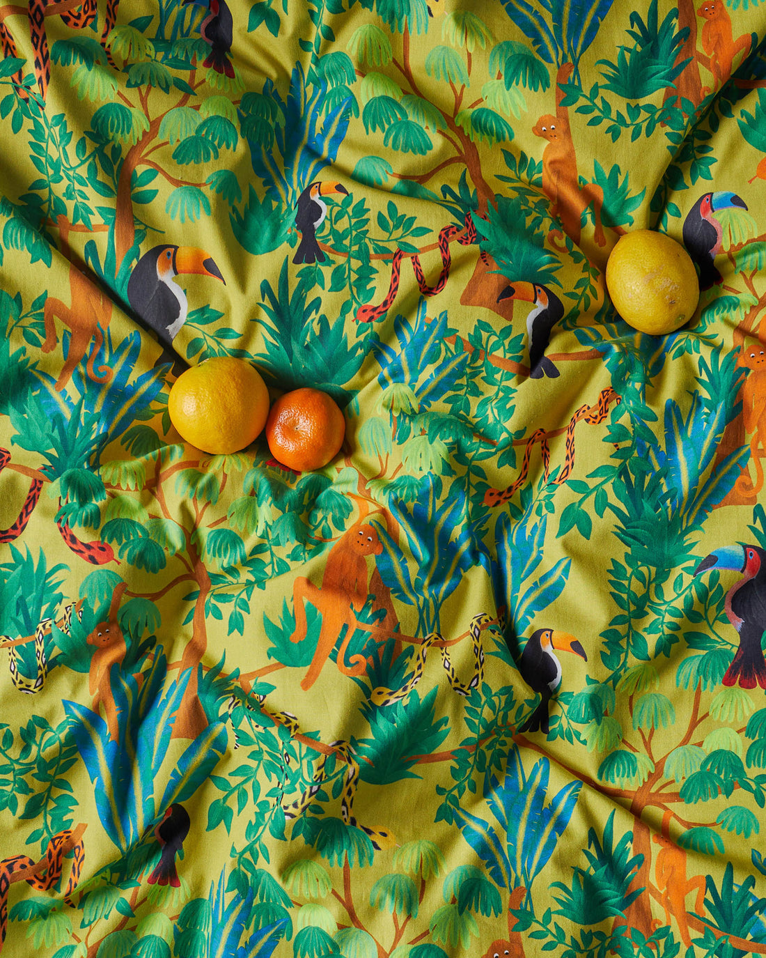 Jungle Boogie Organic Cotton Flat Sheet