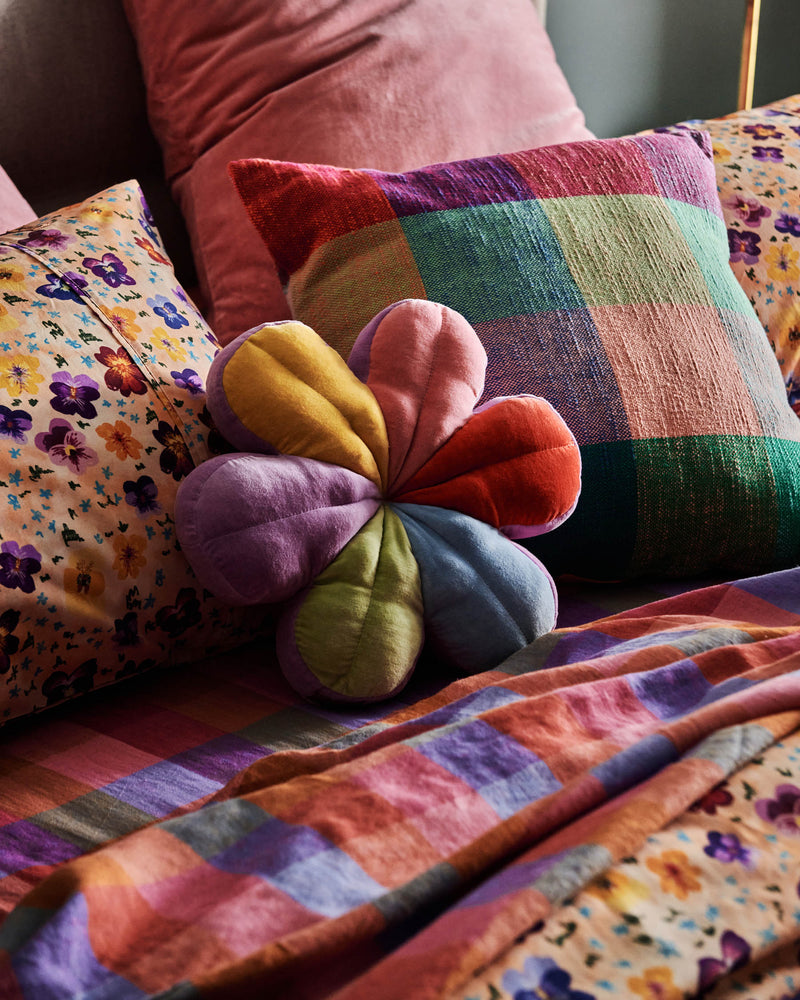 Rainbow Love Woven Cushion