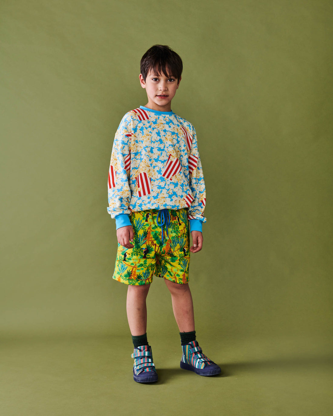 Jungle Boogie Organic Cotton Fleece Shorts