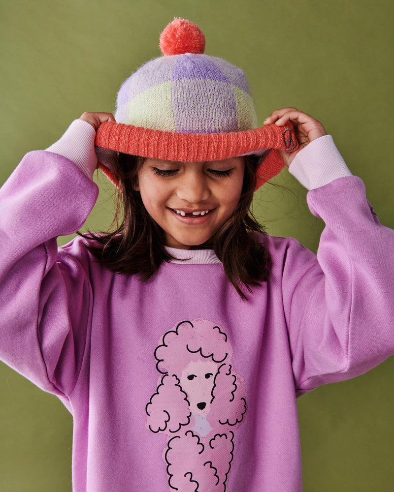 Pink Poodle Organic Cotton Sweater