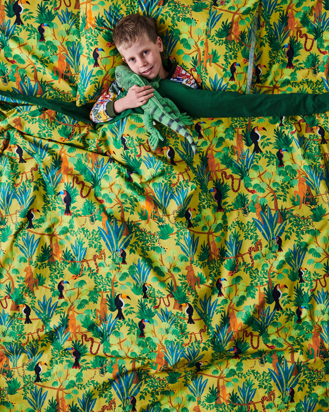 Jungle Boogie Organic Cotton Fitted Sheet