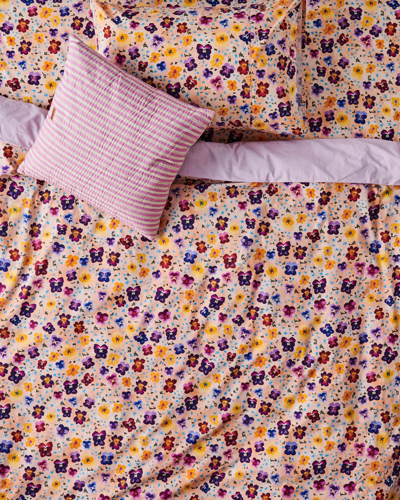 Pansy Organic Cotton Quilt Cover