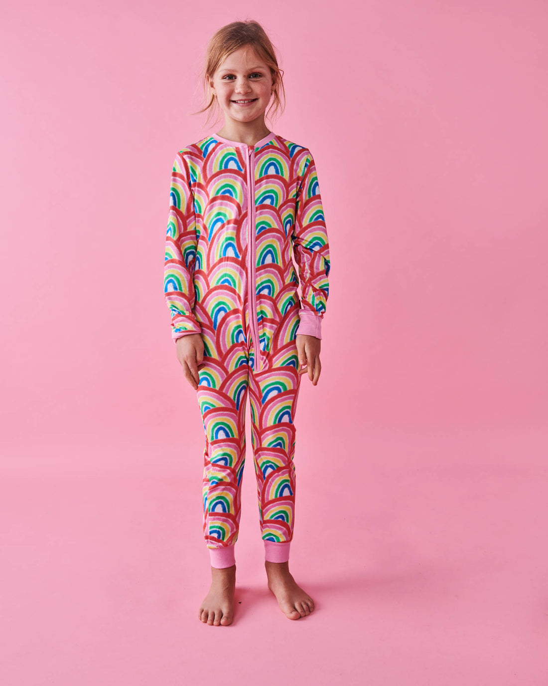 Rainbow Spray Organic Cotton Pyjama Onesie