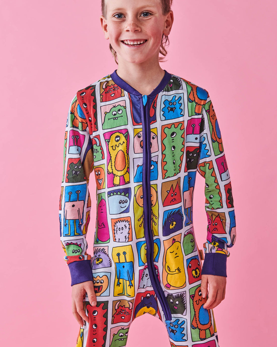 Monster Mash Organic Cotton Pyjama Onesie