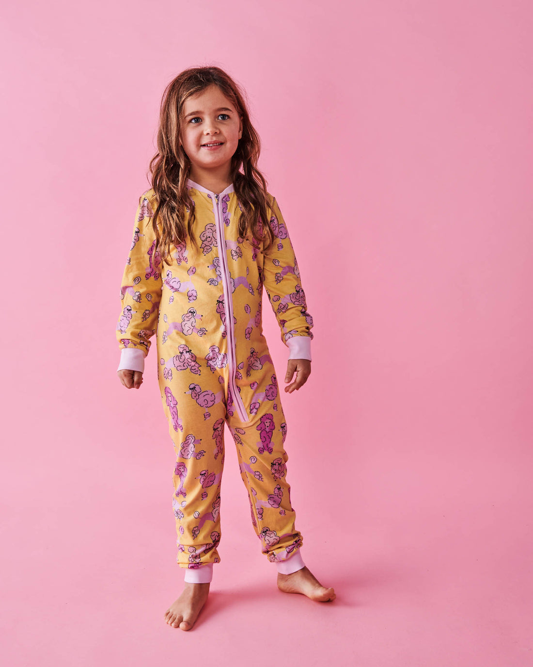 Pink Poodle Organic Cotton Pyjama Onesie