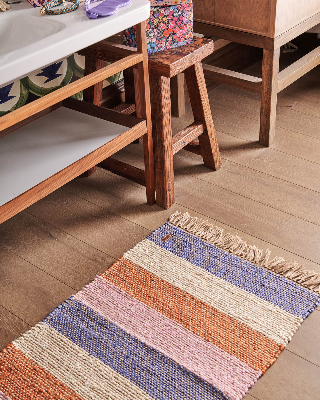 Sunset Skies Jute Floor Mat