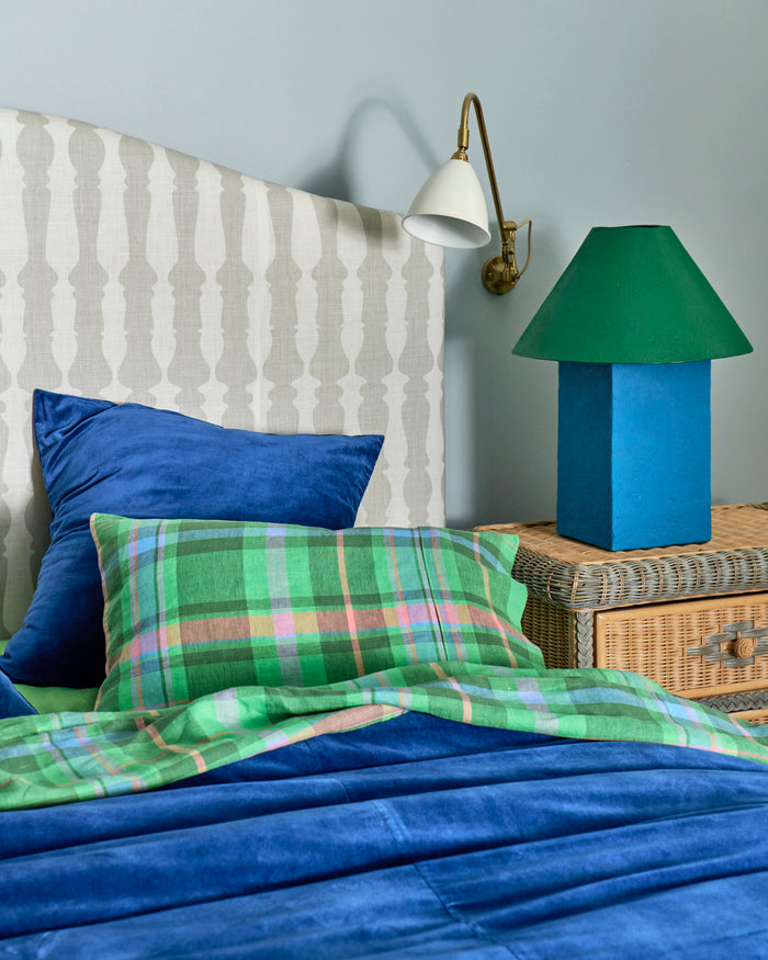 Pinnacle Lamp Forest Fern & Malibu Blue