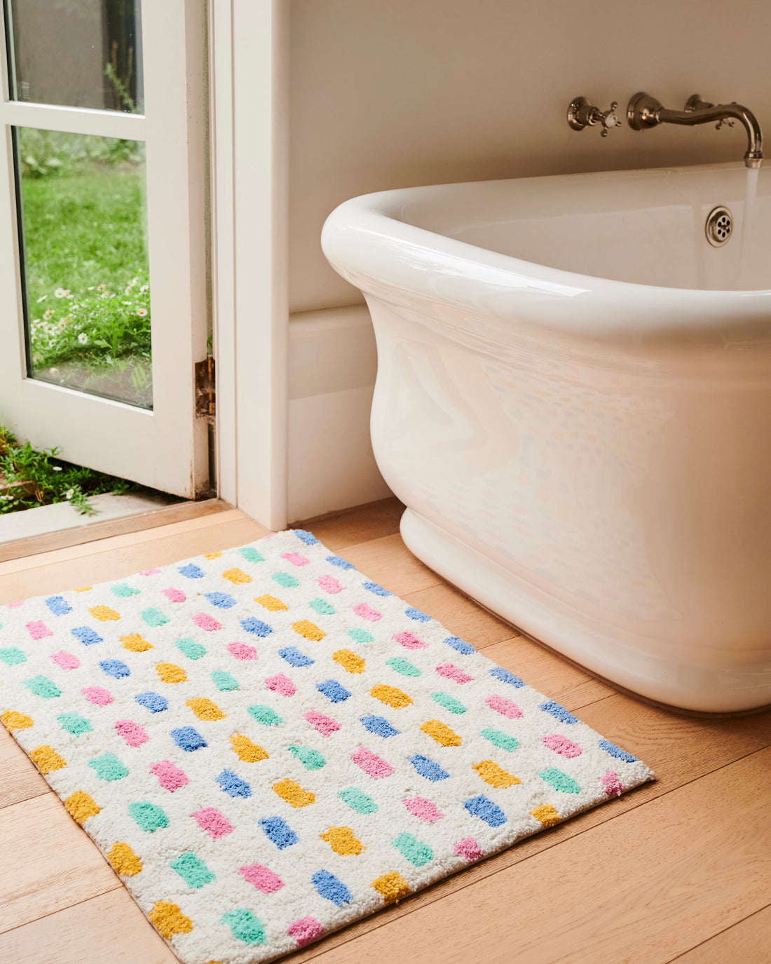 Tic Tak Bath Mat