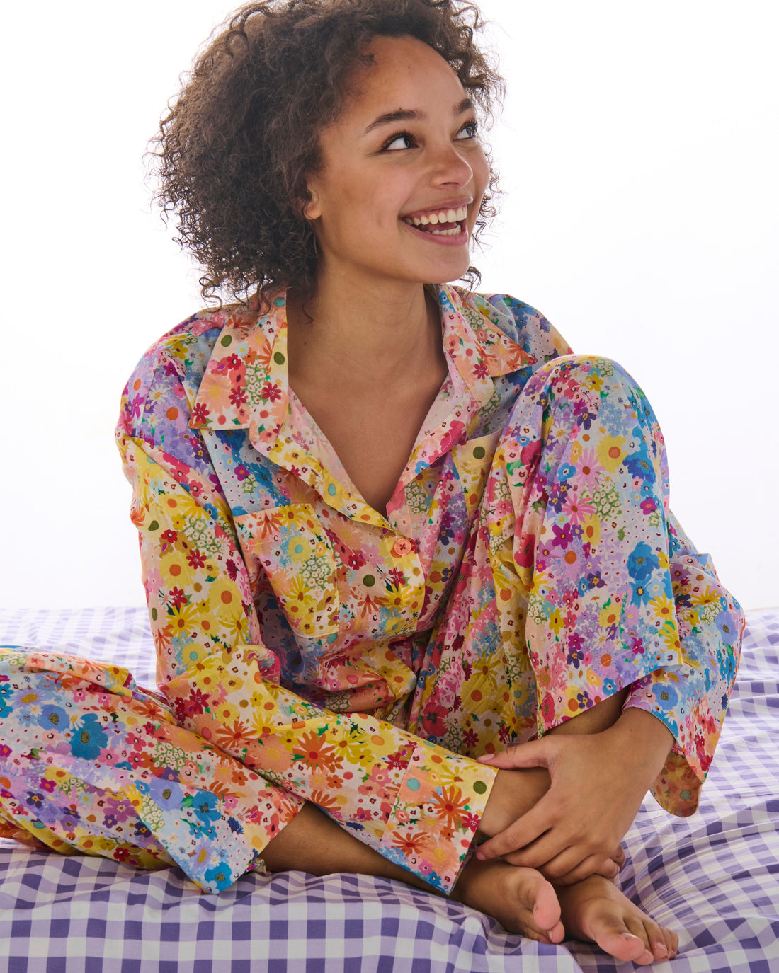 Posie Lane Organic Cotton Long Sleeve Shirt & Pant Pyjama Set