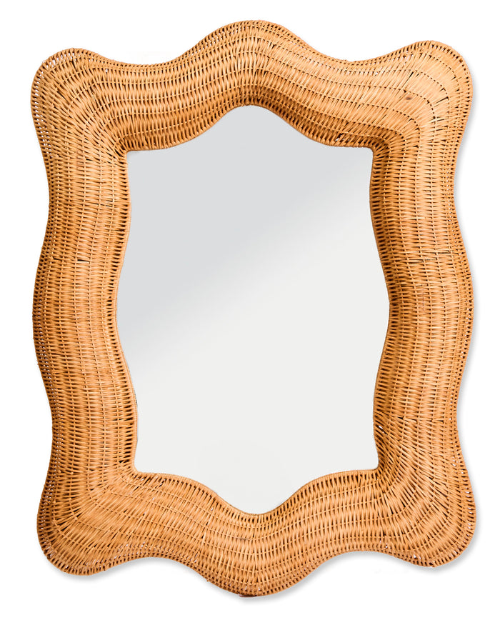 Genie Rattan Mirror