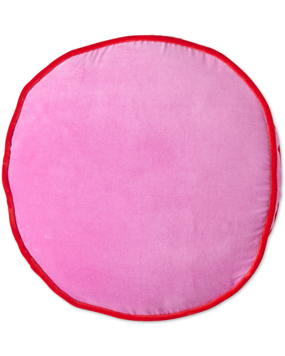 Pink Ambition Velvet Pea Cushion