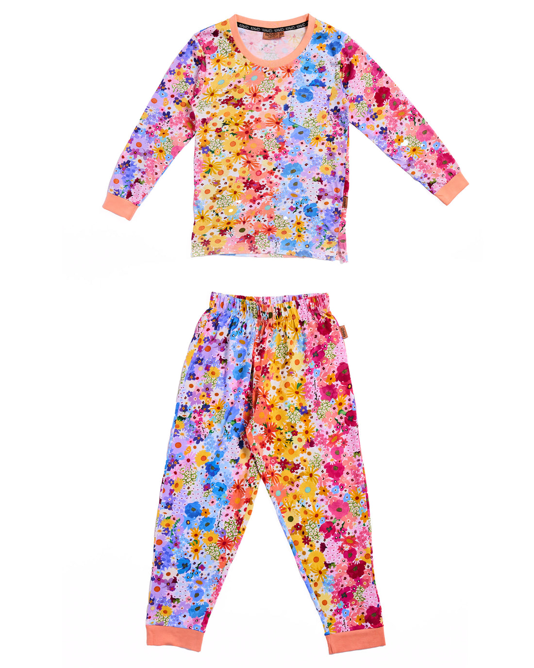 Posie Lane Organic Cotton Long Sleeve Top & Pant Pyjama Set