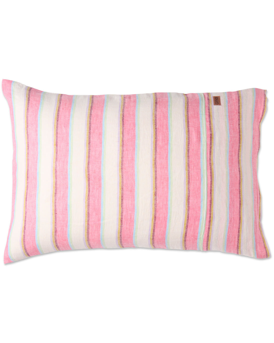 Rose Water Stripe Linen Pillowcases