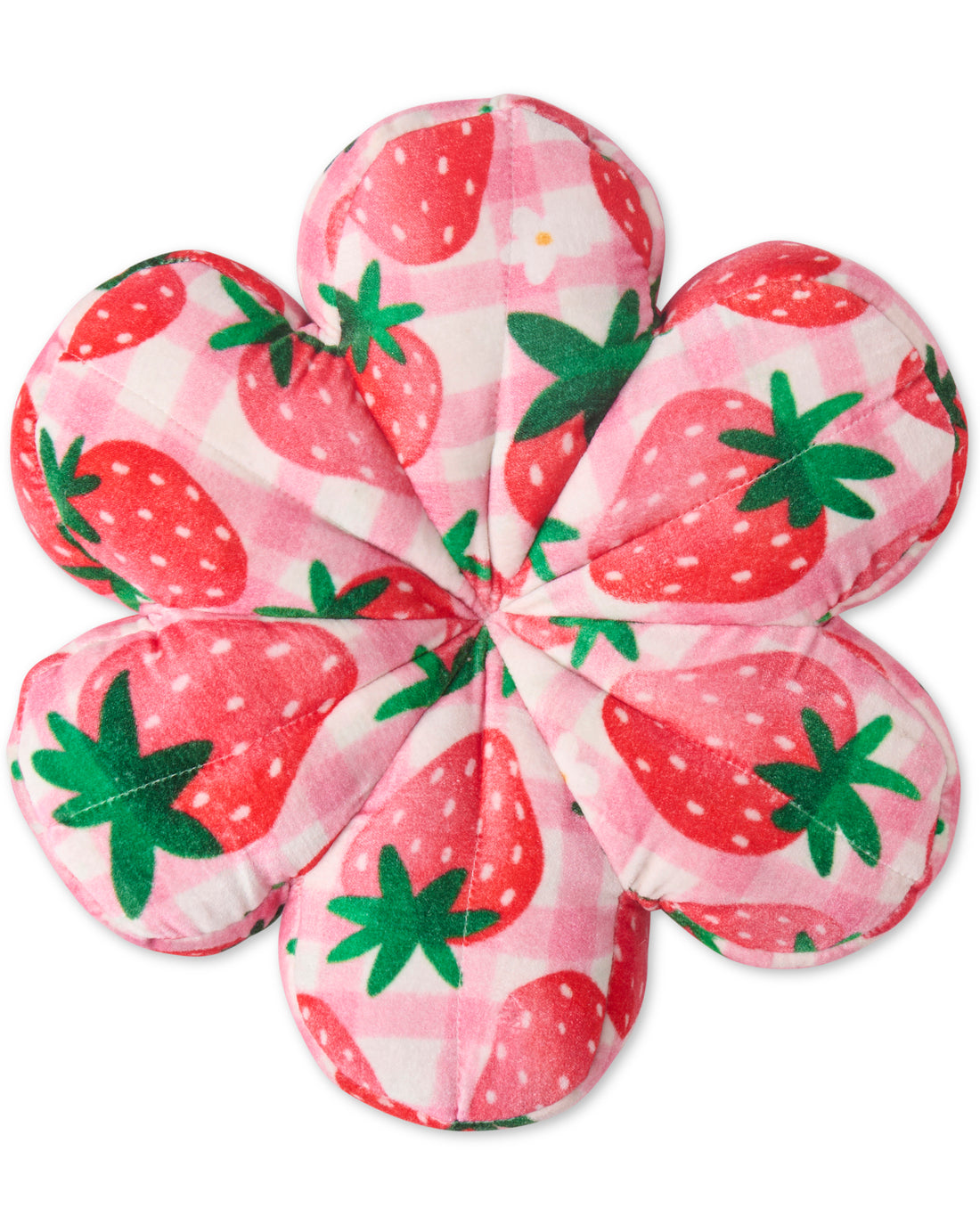 Strawberry Jam Velvet Petal Cushion