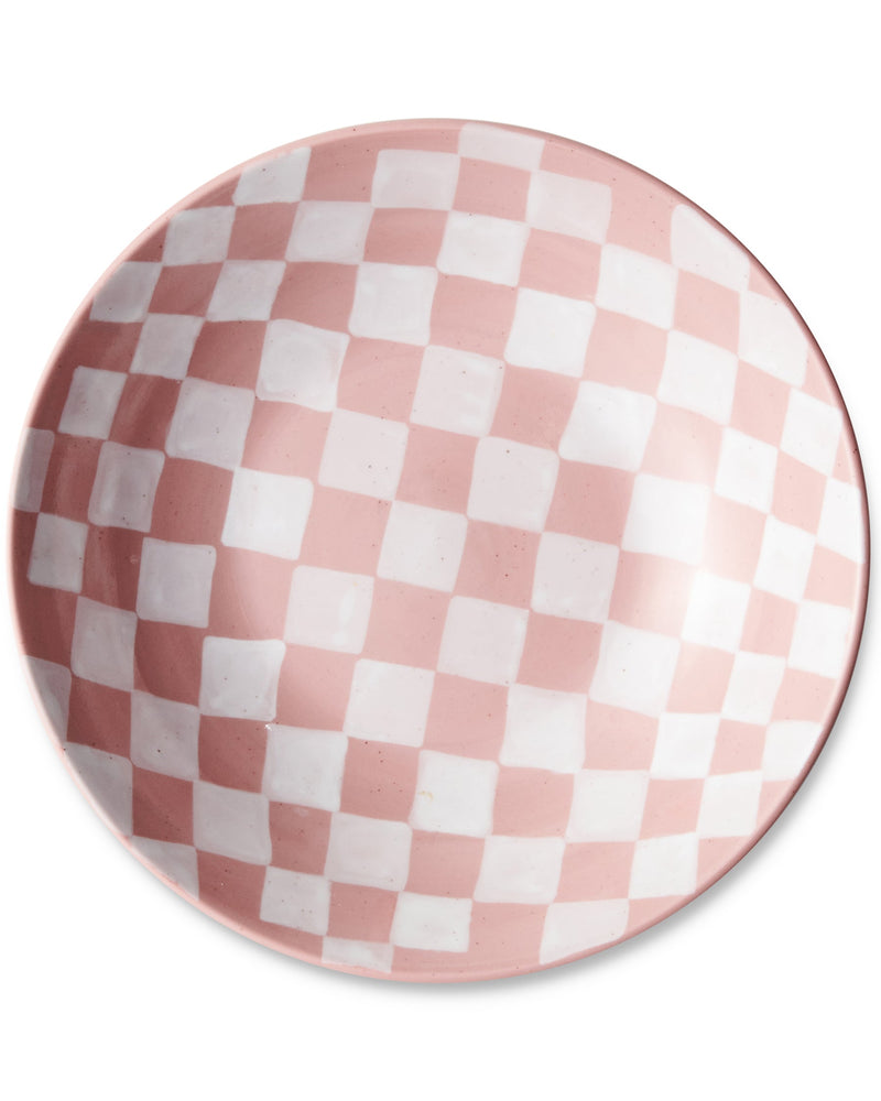 Checkered Bowl 4P Set