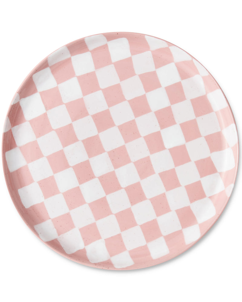 Checkered Ceramic 12 Piece Set