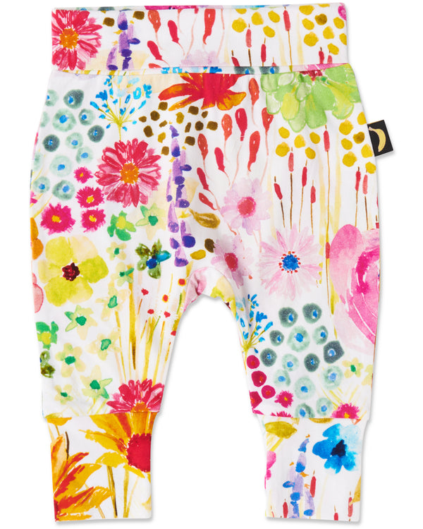 Field Of Dreams In Colour Organic Drop Crotch Pant