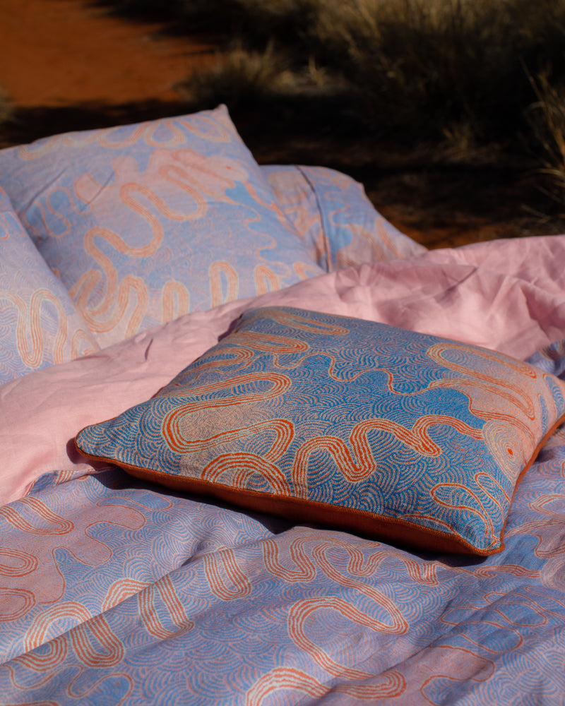 Kalaya Ngura Linen European Pillowcases