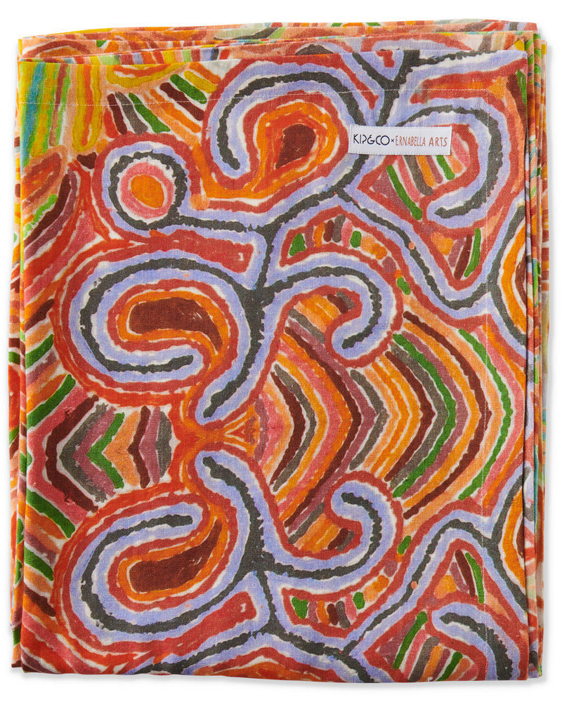 Ngayuku Ngura Rectangular Linen Tablecloth