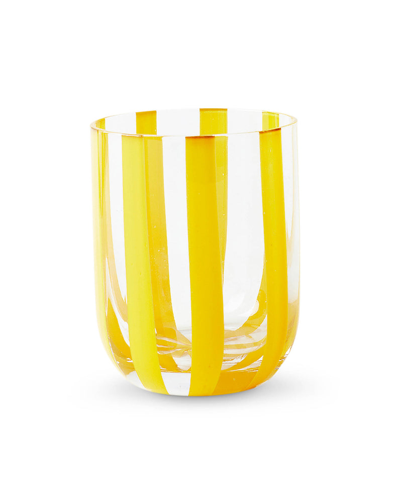 Golden Stripe Tumbler Glass 2P Set