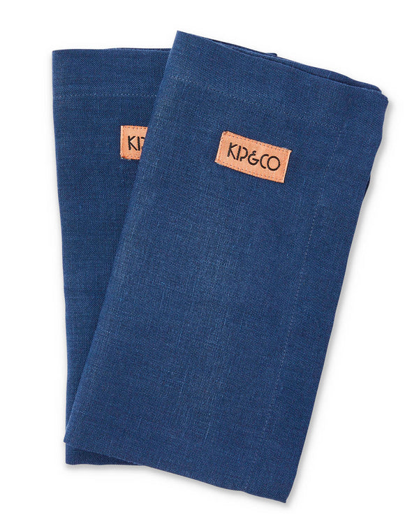 Indigo Linen 4P Napkin Set