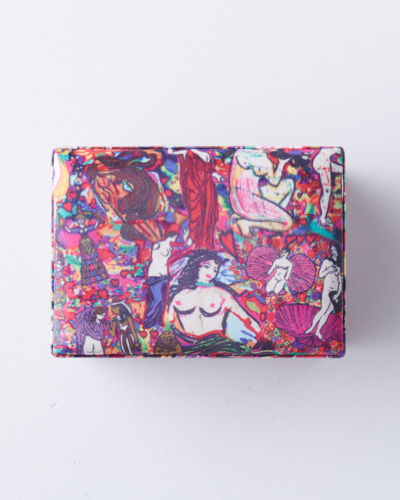 Kip&Co x Jenny Kee Goddesses Velvet Jewellery Box Large