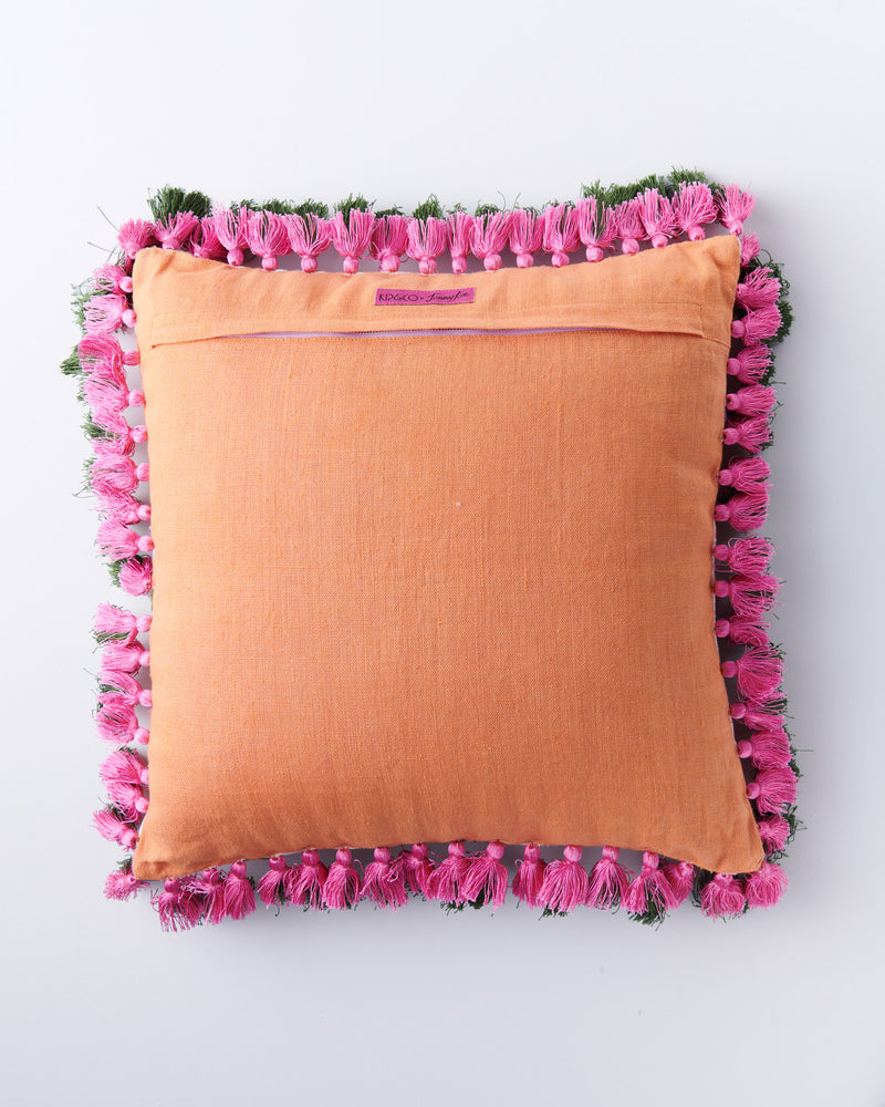 Kip&Co x Jenny Kee Opal Oz Pax Embroidered Cushion