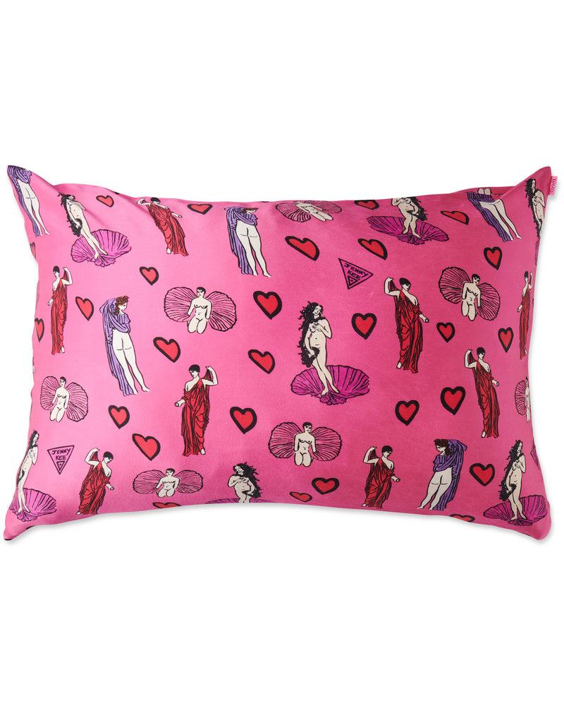 Kip&Co x Jenny Kee Pretty In Pink Silk Pillowcase