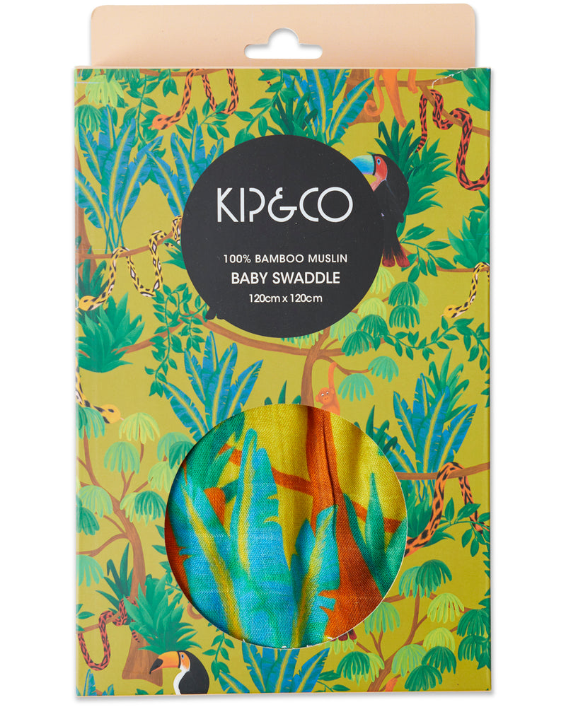 Jungle Boogie Bamboo Swaddle