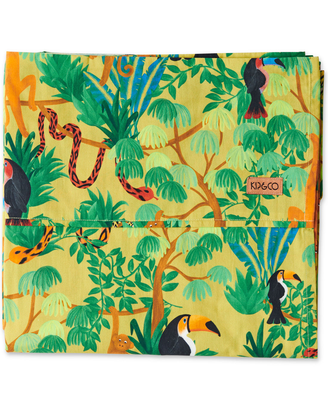 Jungle Boogie Organic Cotton Flat Sheet