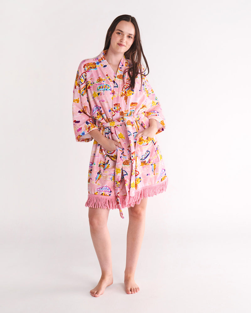 Kip&Co x Ken Done Beach Days Terry Mini Bath Robe