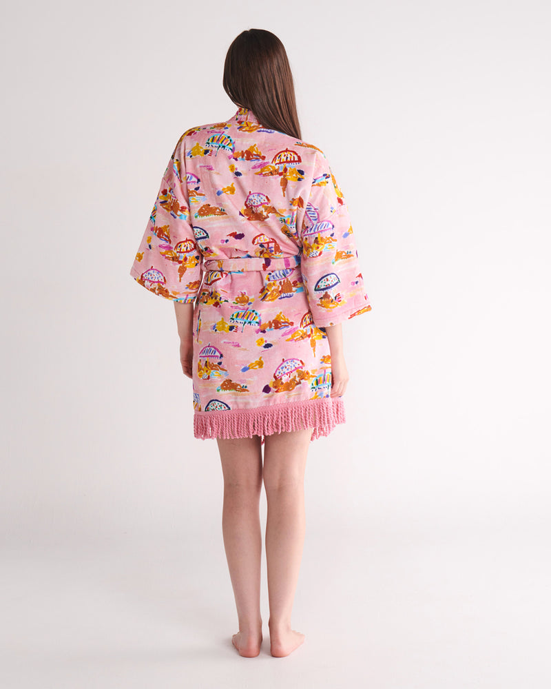 Kip&Co x Ken Done Beach Days Terry Mini Bath Robe