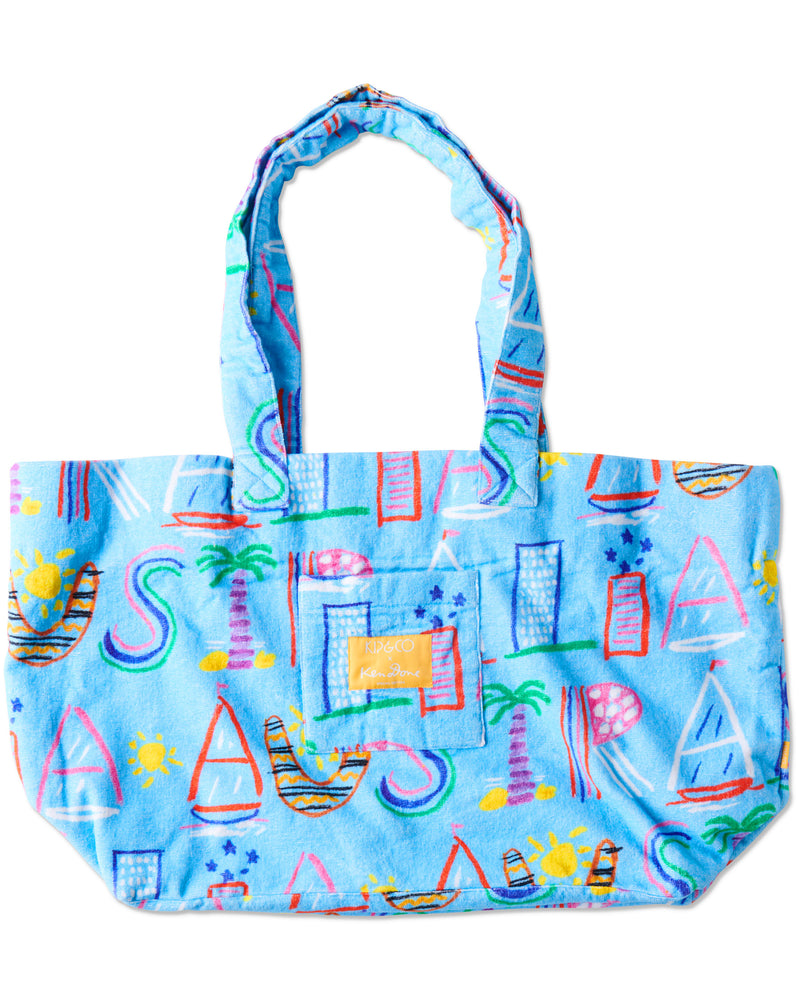 Kip&Co x Ken Done Australia Mate Terry Oversized Beach Bag