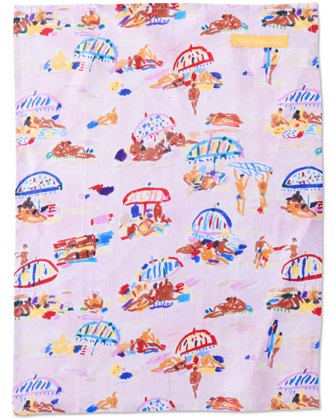 Kip&Co x Ken Done Beach Days Linen Tea Towel