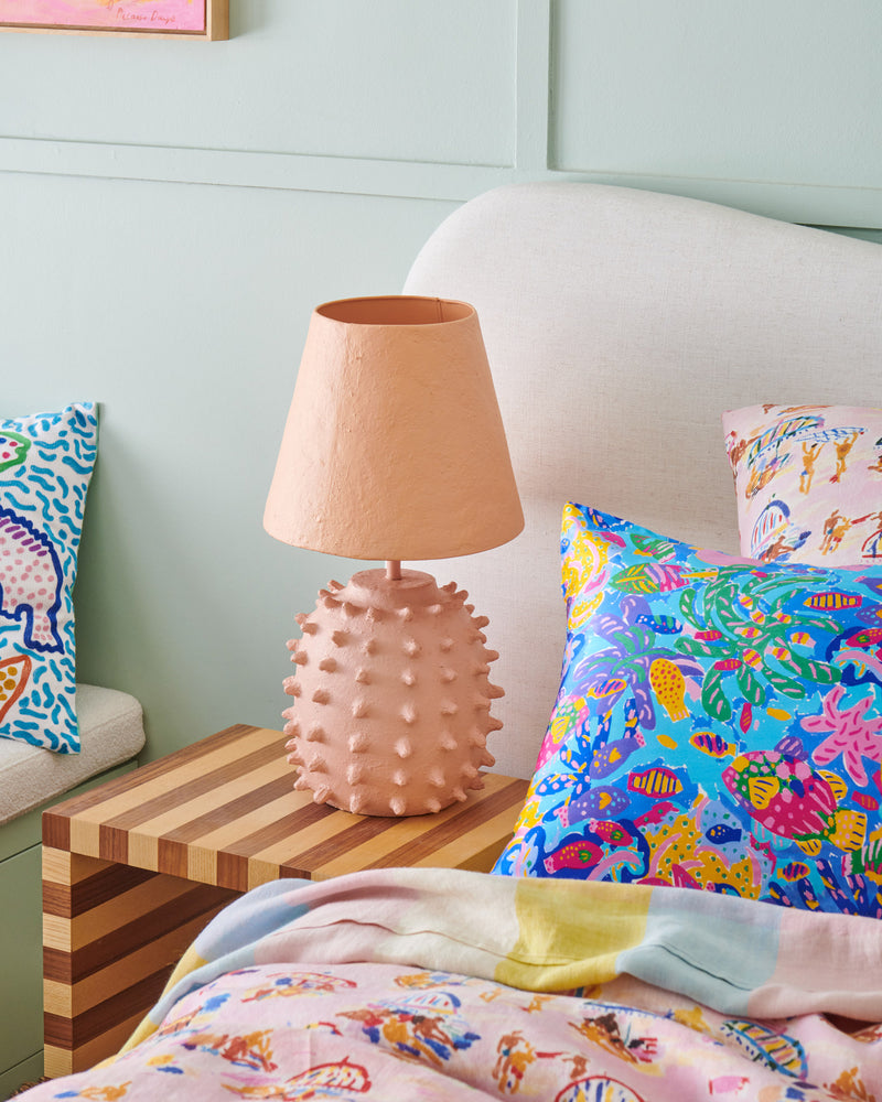 Kip&Co x Ken Done Reef Garden Silk Pillowcase