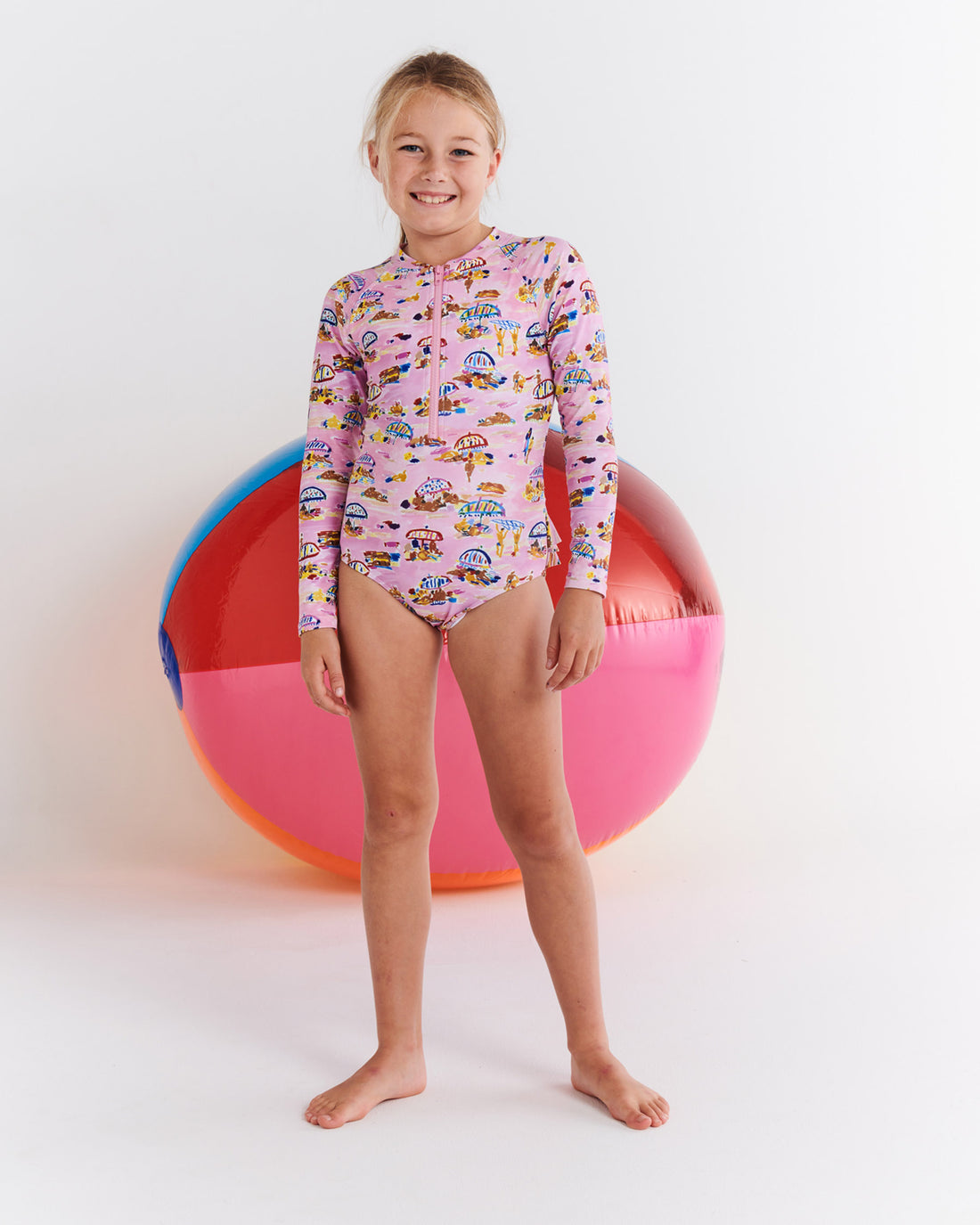 Kip&Co x Ken Done Beach Days Long Sleeve Bathers