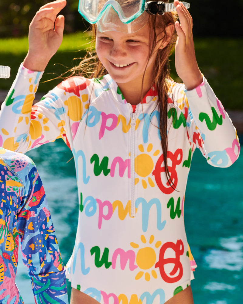 Kip&Co x Ken Done Down Under Long Sleeve Bathers